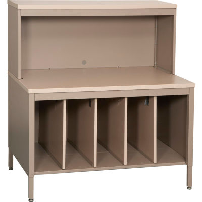 Mail Master Station 2, Regal Cherry Laminate Top Black Finish
