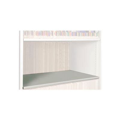 Rotary File Cabinet Components, Legal Depth Flat Shelf, Bone White