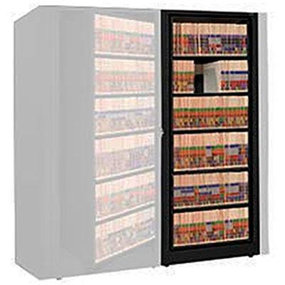 Rotary File Cabinet Adder Unit, Legal, 5 Shelves, Light Gray