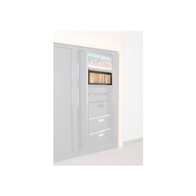 Rotary File Cabinet Components, Letter Depth Hanging Folder Drawer, Black