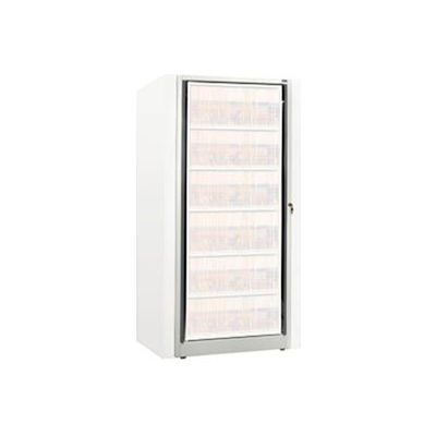 Rotary File Cabinet Components, Base Adder Unit, Letter, 6-High, Bone White