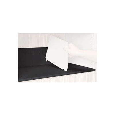 Rotary File Cabinet Components, Slotted Shelf, Letter Depth, Black