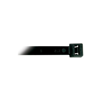 Del City 9643 Heavy-duty Cable Ties- UV Black- 3", 50 Pieces