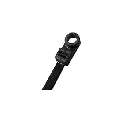 Hvy-dty Cable Ties- Mtg Tab- UV Black- 29", 50 Pieces