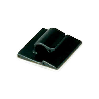 Del City 9828 Cord Clips- Black- 3/8", 100 Pieces/Package, Black