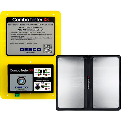 Desco Combo Tester X3, avec plaque de pied double