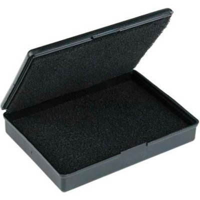 Protektive Pak ESD Expédition &Stockage Boîtes articulées w / Mousse, 4-3/ 16 « L x 3-3 / 16"W x 33/64"H, Noir - Qté par paquet : 5