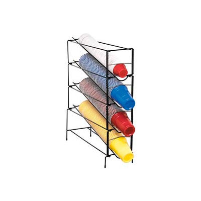 Distributeur de tasses à crémaillère Dispense-Rite® 4 Section métallique Vertical