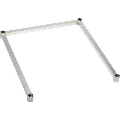 Nexel® DF2436Z Poly-Z-Brite® Three-Sided Steel Frame 36"W x 24"D
