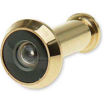 Visionneuse de porte Don Jo DV 180-605, 180°, 9/16" trou d’Installation, polir laiton - Qté par paquet : 10