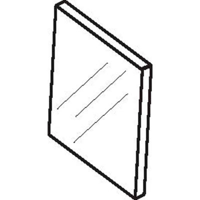 Don Jo WP 34-626 Wall Protector, Satin Chrome - Pkg Qty 100