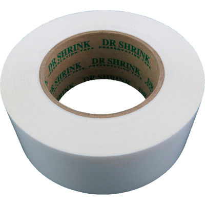Dr. Shrink Preservation Tape, 2"W x 108'L, 10 Mil, Blanc - Qté par paquet : 24