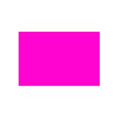 Étiquettes rectangulaires de papier, 3"L x 2"W, Rose fluorescent, Rouleau de 500