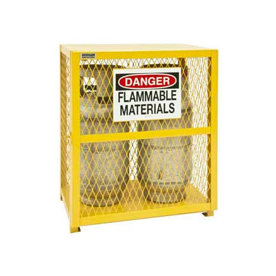 Cabinet vertical de stockage de cylindre de gaz EGCVC2-50 -Holds 2 20 Lb ou 33. 5Lb LPG Cylinders Manuel Fermer