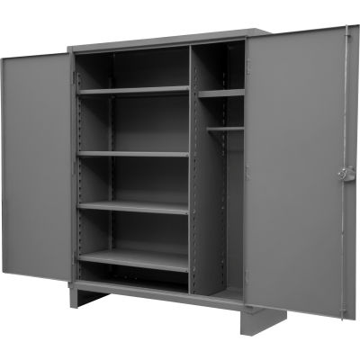 Durham Heavy Duty Combination Cabinet HDWC244878-5S95 - 12 Gauge w/Shelves, 48"W x 24"D x 78"H