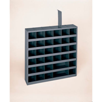 Durham Steel Adjustable Parts Bin 314-95 - 36 Openings 5" Deep