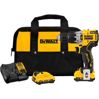 DeWALT® XTREME 12V MAX Kit de perceuse au marteau sans fil, 3/8 », Brushless, Li-Ion, 2 vitesses