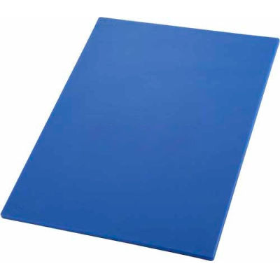 Planche à découper de WINCO CBBU-1218, 12" L, 18" W, 1/2 « H, bleu - Qté par paquet : 6