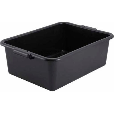 WINCO PL - 7K - Plat Box, noir, 21-1/2" D x 15-3/4" W x 7-1/4 « H, NSF