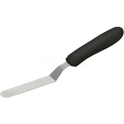 WINCO TKPO-4 décalage spatules, 4-1/4" L lame, manche en polypropylène noir - Qté par paquet : 12