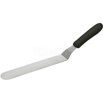 WINCO TKPO-9 décalage spatules, 9-1/2" L lame, manche en polypropylène noir - Qté par paquet : 24