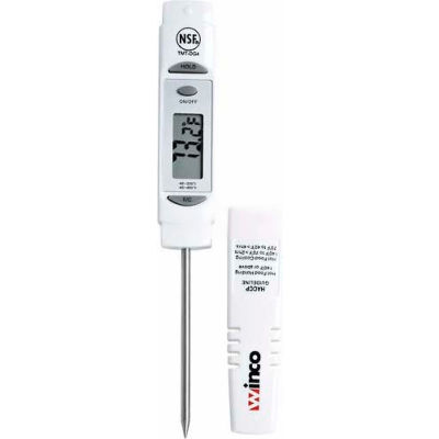WINCO TMT-DG4 thermomètre à cadran numérique de poche - Qté par paquet : 6