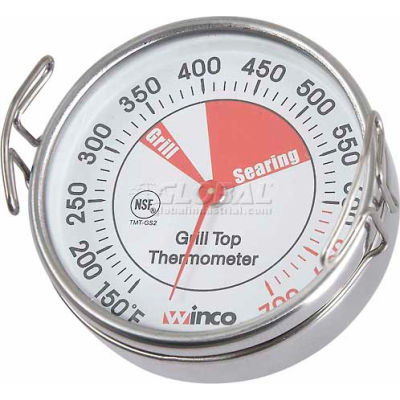 WINCO TMT-GS2 Dial Grill Surface thermomètre avec Clip - Qté par paquet : 12
