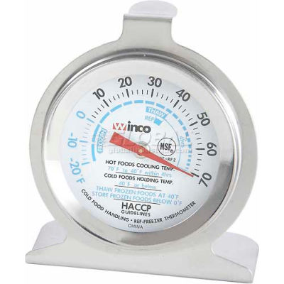 Thermomètre de réfrigérateur/congélateur Dial WINCO TMT-RF2 - Qté par paquet : 12