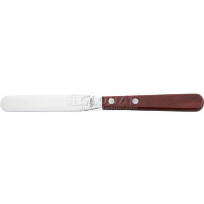 WINCO TNS-4 - Boulangerie spatule, 4-1/4" L lame, manche en bois - Qté par paquet : 12