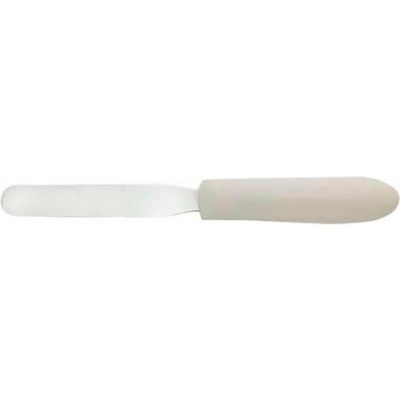 Spatules de boulangerie WINCO Distribues-4, 4-1/4" L lame, blanc manche en polypropylène - Qté par paquet : 12