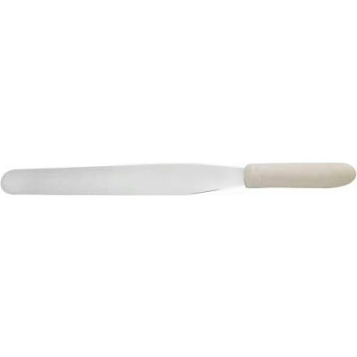 Spatules de boulangerie WINCO Distribues-9, 9-1/2" L lame, blanc manche en polypropylène - Qté par paquet : 24
