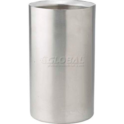 Winco WC-5 Double Wall Wine Cooler, 4-1/2"D, 8-3/4"H, Stainless Steel - Pkg Qty 6