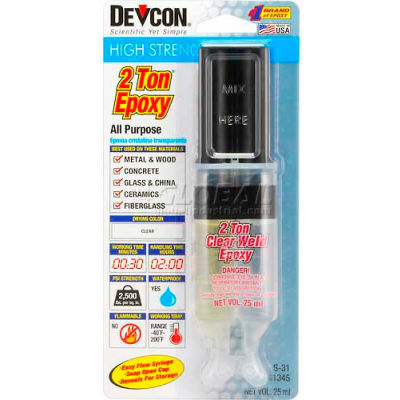 Epoxy DevCon 2ton®, 31345, seringue de 25ml