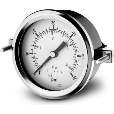 Dynamic 2 1/2 " Fluid Glycerine Filled Pressure Gage Panel 4000 PSI