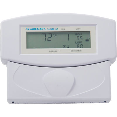 EnviroAlert® EA200-12 deux Zone numérique Environmental Monitor Alarm, 12 volts DC