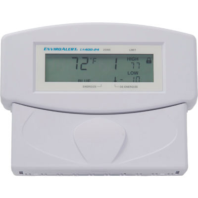 EnviroAlert® EA400-24 quatre Zone numérique Environmental Monitor Alarm, 24 volts DC