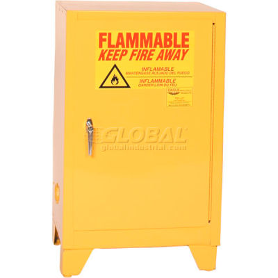 Eagle Flammable Liquid Tower™ Safety Cabinet with Manual Close - 12 Gallon