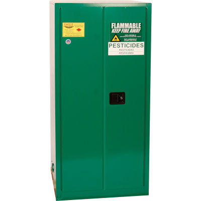 Eagle Pesticide Safety Drum Cabinet with Manual Close - 55 Gallon