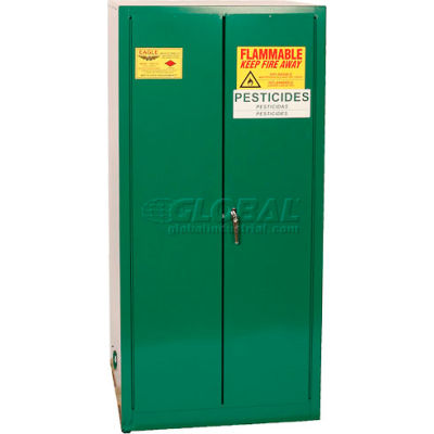 Eagle Pesticide Safety Drum Cabinet with Self Close - 55 Gallon