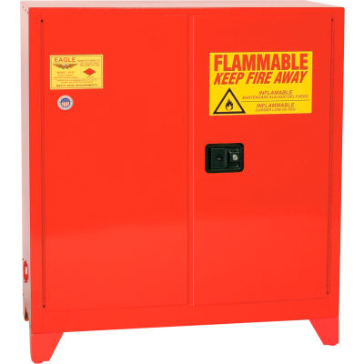 Eagle Paint/Ink Tower™ Safety Cabinet with Manual Close - 40 Gallon