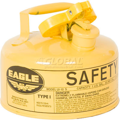 Eagle Type I Safety Can - 1 Gallon - Yellow
