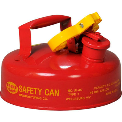 Eagle Type I Safety Can - 2 Quarts - Red