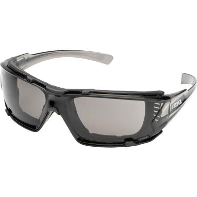 Lunettes de sécurité Elvex® Go-Specs IV™, verre/monture grises, paquet de 12 - Qté par paquet : 12