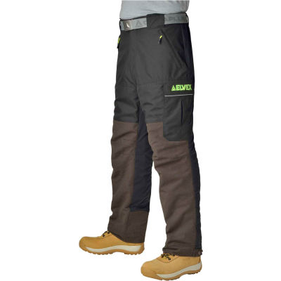 Elvex® ArborPants™ Pantalon de tronçonneuse, L, 31"L, Noir