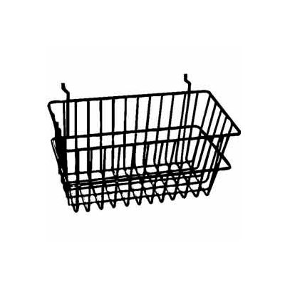 12"W X 6"D X 6"H Narrow Basket - Semi-Gloss White - Pkg Qty 6