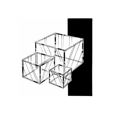 6"W X 6"D X 6" H Small Display Cube - Clear - Pkg Qty 12