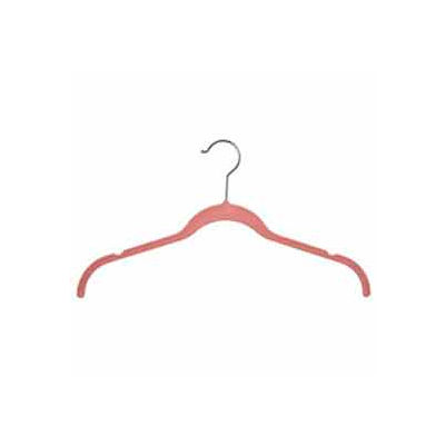 17" L chemise et chemisier cintre avec encoches - Floqué velours rose - Qté par paquet : 50