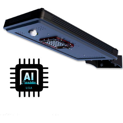 eLEDing® Solar Power AI-SMART 8W 1600 LM CREE 5000K LED Light pour l’aire de stationnement path