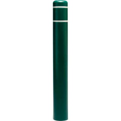 Poster Guard® Bollard couverture CL1386M, 7 H "Diamètre X 60 », vert/blanc ruban