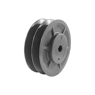 Double-Groove Variable Pitch Sheave, 7/8" Bore, 3.35" O. D., 2VP36X7/8